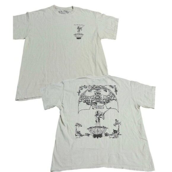 Grateful Dead Nancys Honey Yogurt Rucka Rucka Ranch Large Beige T Shirt RARE